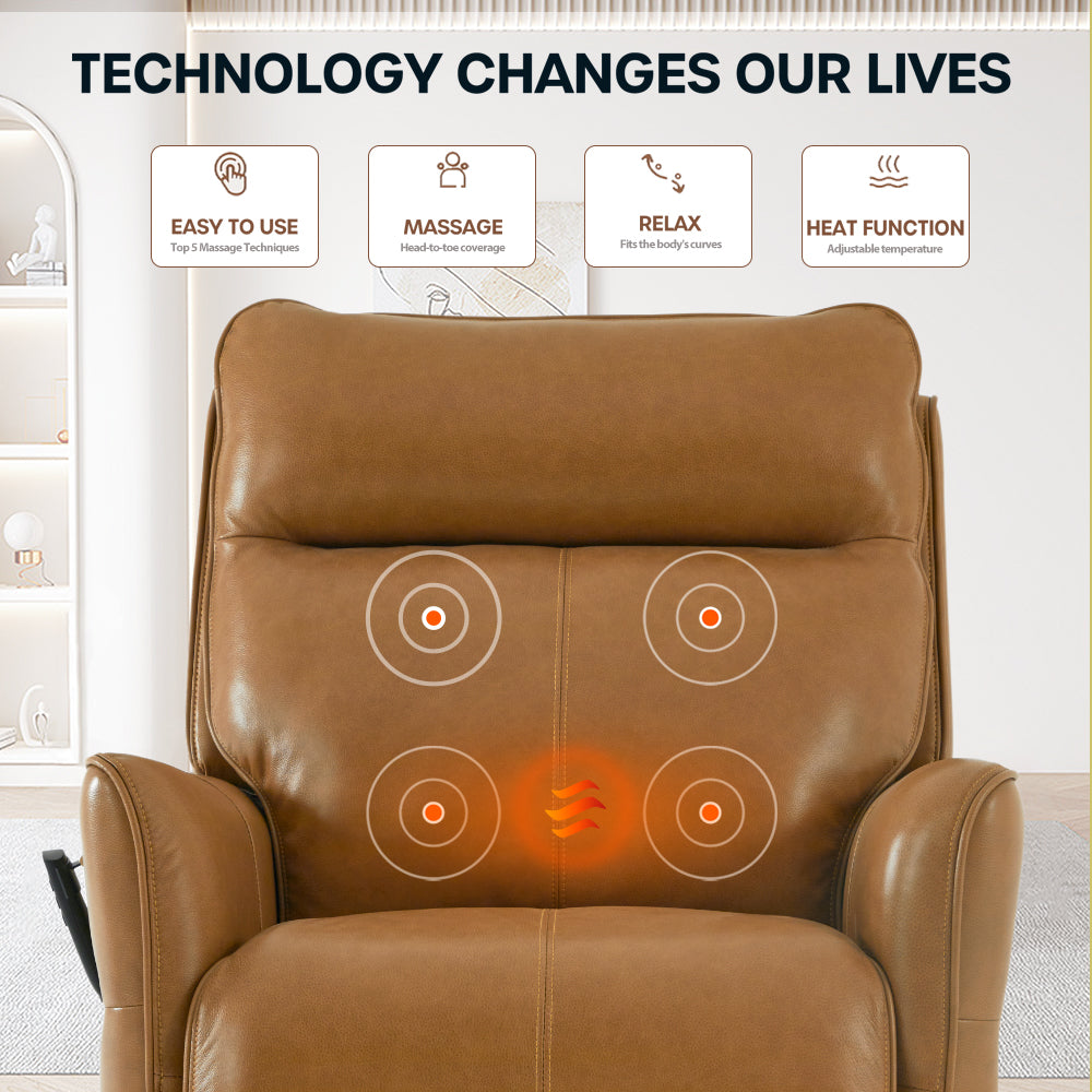 Modern Home Living Room Leather Sofa Recliner Chair