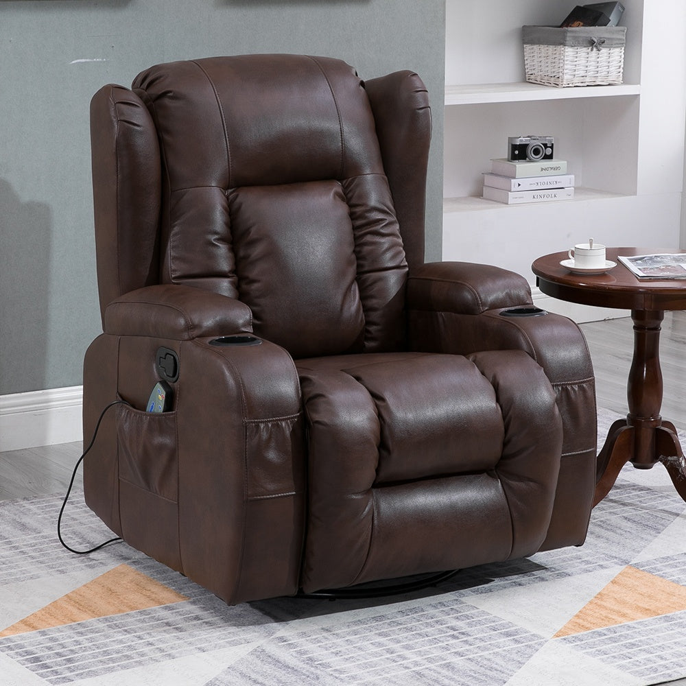 Electric Leather Recliner Sofa Chair