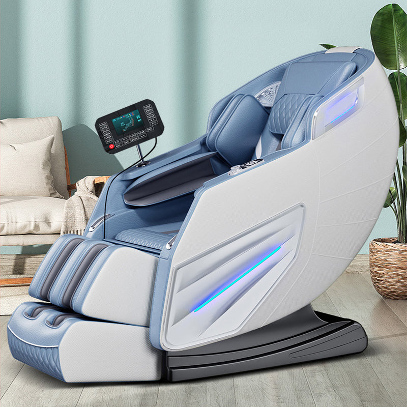 White Luxury Zero-Gravity Massage Chair