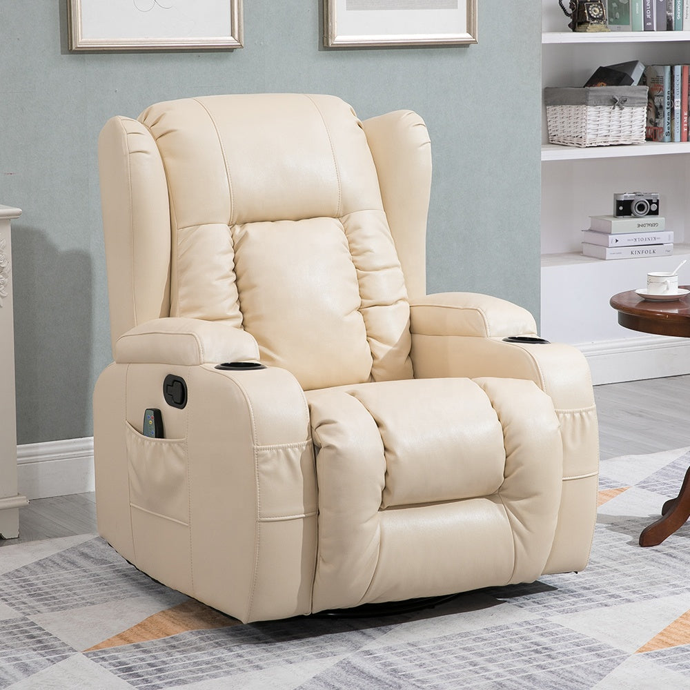 Electric Leather Recliner Sofa Chair
