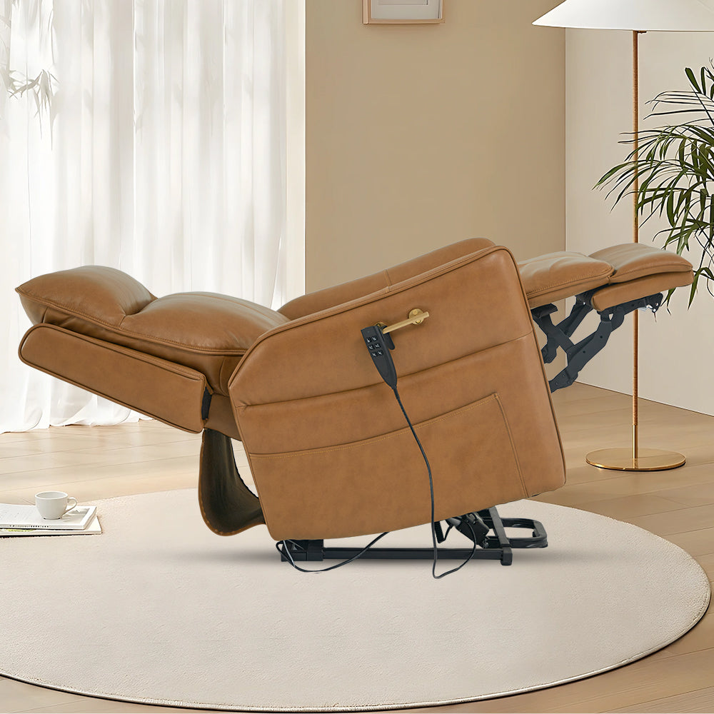 Modern Home Living Room Leather Sofa Recliner Chair