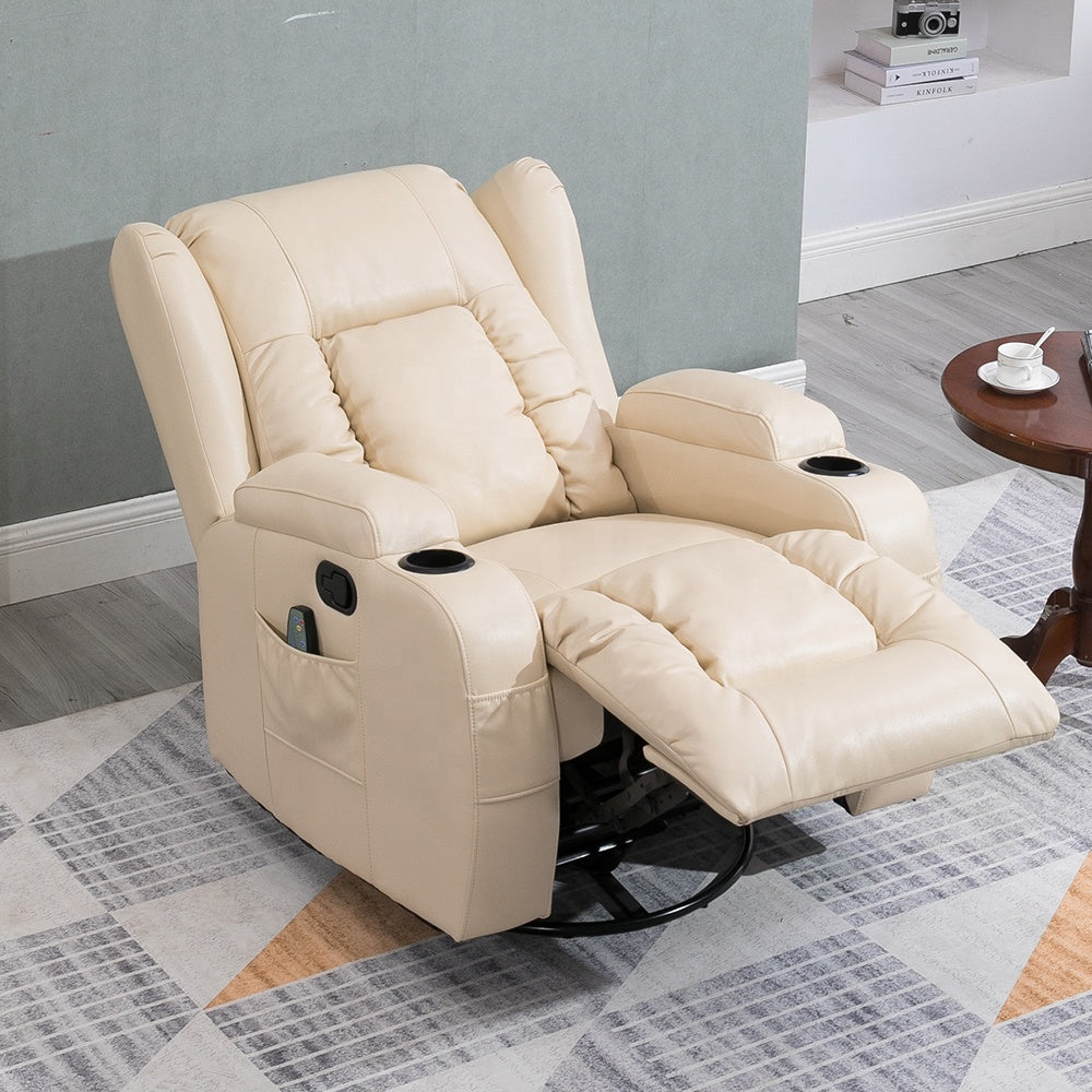 Electric Leather Recliner Sofa Chair